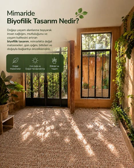 mimaride biyofilik tasarım karoistanbul
